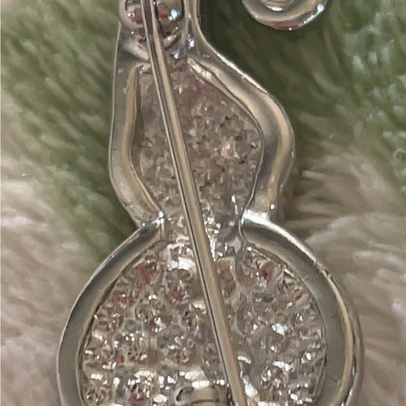Swarovski Festive Crystal Snowman Brooch - Picture 3 of 4